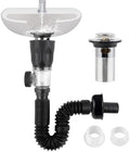Bathroom Sink Drain Kit, Drain Pipe by iFealClear
