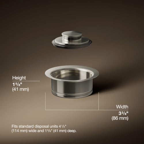 Kohler K-11352-SN Disposal Flange, Vibrant Polished Nickel - Image 4
