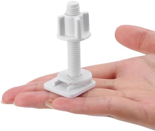 SEWACC Universal Toilet Seat Screws Replacement Parts Toilet Bowl Screws and - Image 3