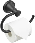BESy Toilet Paper Holder Wall Mount Bathroom Tissue Roll Holder Matte Black by BESy