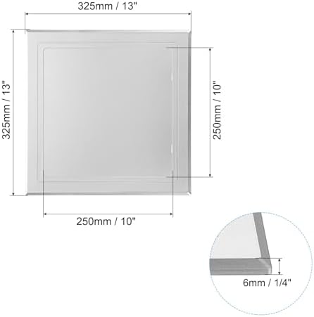 PATIKIL 10x10 inch Self-Adhesive Access Panel, ABS Plumbing Access Doors Easy - Image 2