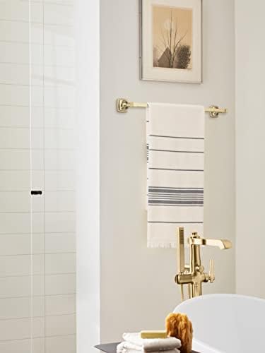 Amerock Stature 24" Golden Champagne Towel Bar - Image 3