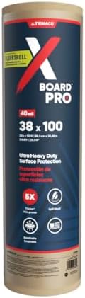 Trimaco X-Board Pro Heavy Duty Temporary Surface Protection, 1 roll, 38-inch x by Trimaco