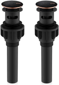 KENES 2 Pack Oil Rubbed Bronze Pop Up Bathroom Sink Drain by KENESBathroomKitchen