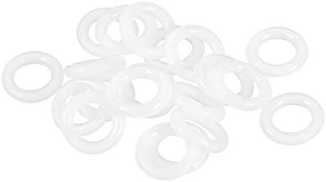 uxcell Silicone O-Ring 14x8x3mm VMQ Seal Ring Gasket White 20pcs by uxcell