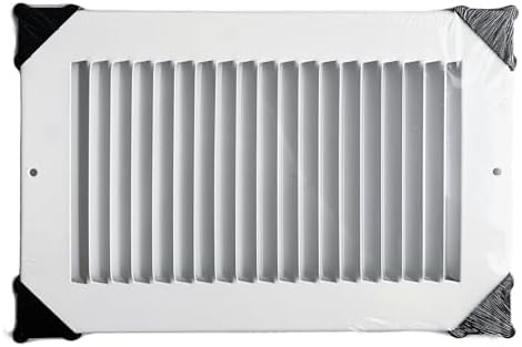 Fits 6x10 Duct Opening Stamped Steel Return Air Grille Vent Cover Grille - Image 3
