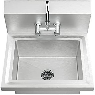 Bonnlo Upgraded Commercial Hand Wash Sink Stainless Steel Prep/ Bar Sinks - Image 7