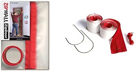 ZIPWALL ZipDoor ZDS Standard Dust Barrier Zipper Door Kit, 1 Pack, 2 Pack by Unknown