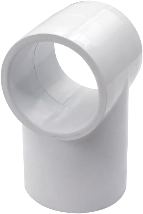 1-1/4" Slip Tee PVC Fitting, Furniture Grade PVC DIY Connector - Image 3