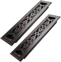 Howeall 2x12 Inches 2 Pack Heavy Duty Walkable Floor Register Easy Adjust Air by Howeall