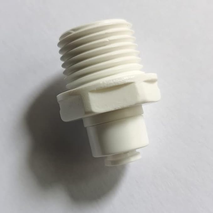 Malida Push to Connect 1/2 Male Connector 3/8 Ro Tube Fitting, 10 Pack | Food - Image 3
