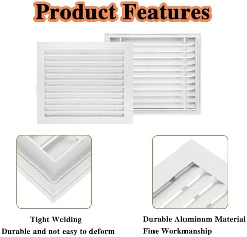 Black 14x48in Return Air Grille - Image 3
