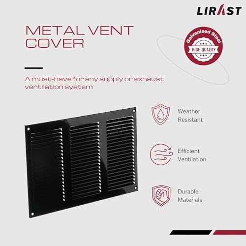 10x6 Vent Cover with Built-in Screen - Image 2