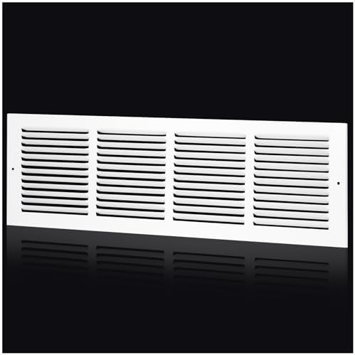 24x6 Return Air Grille for 24"W x 6"H Duct Opening, Return Air Vent Cover by EXCELFU