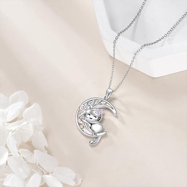 Animal Necklace for Women Necklace 925 Sterling Silver Cute Animal Pendant Necklaces Jewelry Gifts