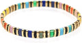 Sonateomber Tila Flat Beaded Stretch Bracelets for Women, Trendy Unique Colorful Square Beads Handmade Stack Bracelet Friendship Accessories Fashion Jewelry Gift