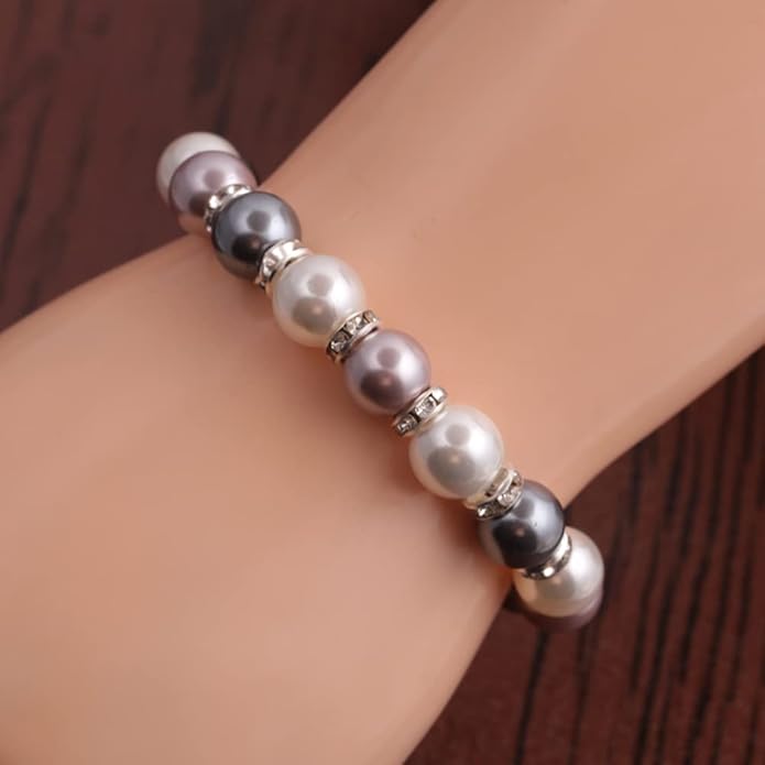 Healing Bracelet For Women Anxiety Crystal Bracelet Chakra Beaded Bracelets Rose Quartz Crystals And Healing Stones Yoga Bead Bracelet Calming Stretch Bracelet Stress Relief Gifts For Women