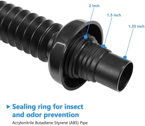 Bathroom Sink Drain Kit, with Flexible Expandable P-Trap Sink Drain Pipe - Image 7