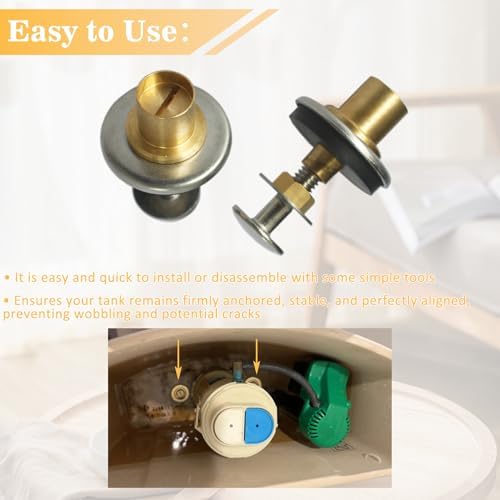 TS810DV3 Toilet Tank to Bowl Mounting Hardware Screws, 2 Pack Stainless Steel - Image 6