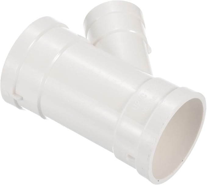 PATIKIL 2" to 1-1/4" Wye Pipe Fitting, Y-Shape Splitter Duct Hose Connector - Image 4