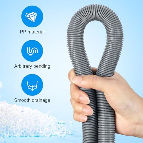 Elyfree Washer Drain Hose, 8Feet Flexible Washing Machine Drain Hose Universal - Image 6
