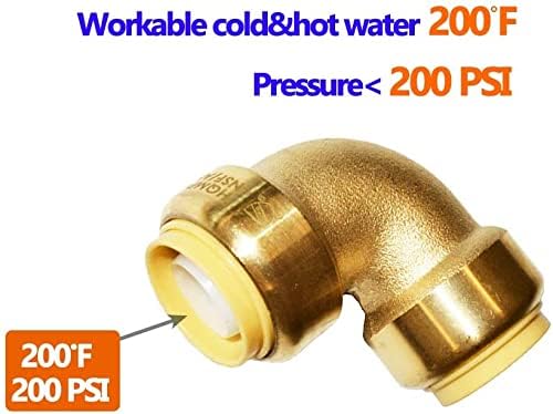 Pex Fiting 1" Inch PushFit Elbow 90-Degree -PEX Fitting 90 Degree Elbow - Image 4