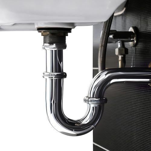 Westbrass D401-1-05 1-1/4" 17 ga. Brass P-Trap - Image 7
