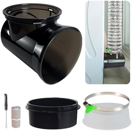 Dryer Vent Hose Connector Kit – 90 Degree Elbow by CATSORICH