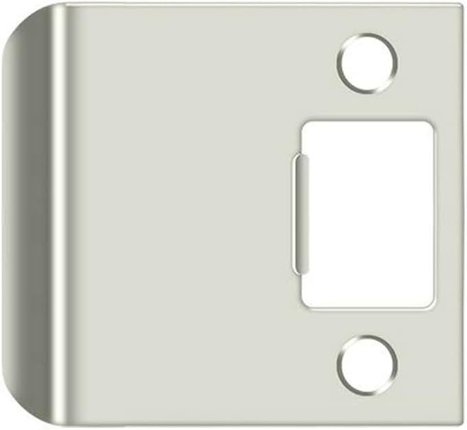 Deltana Spe250u14 Extended Lip Strike Plate, Bright Nickel by Deltana