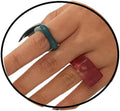 Multicolor Resin Chunky Rings for Women,Acrylic Plastic Rin Knuckle Finger Cute Trendy Aesthetic Y2k Statement Ring Vintage Simple Geometric Rings Jewelry