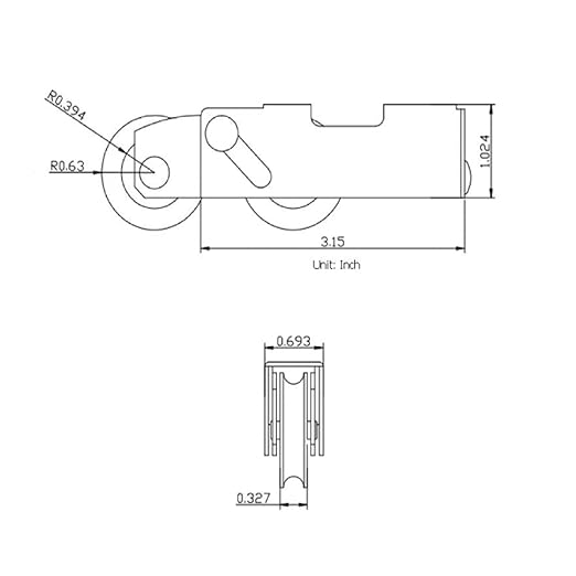 HauSun Sliding Patio Door Tandem Roller Replacement, 1-1/4 Inch Steel Ball - Image 7