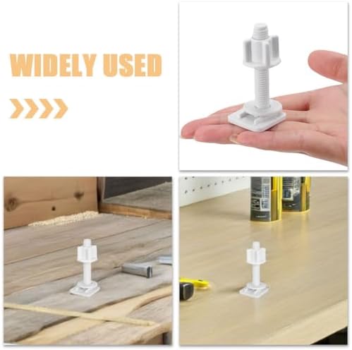SEWACC Universal Toilet Seat Screws Replacement Parts Toilet Bowl Screws and - Image 6