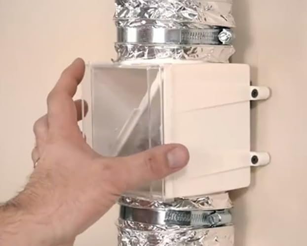 Dryer Duct Lint Trap, Extra Heat Dryer Saver, Accommodates 4" Transition Ducts - Image 6
