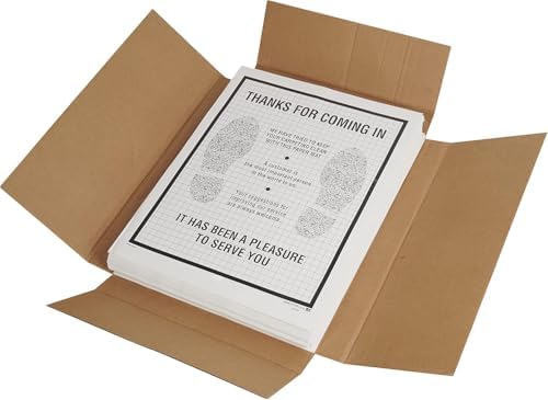 Poly-Back Floor Mats, 17 x 22 Inch Automotive Paper Floor Mats, 1500 Pack - Image 5