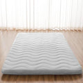 Japanese Futon Floor Mattress, 100% High Density Comfortable Foam, 3.5" Thicken by SchnauzerHome