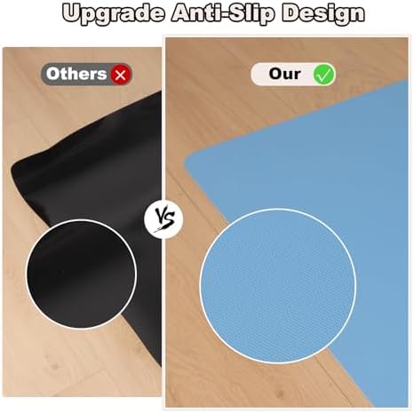 3' x 5' Wood Grain Vinyl Floor Mat Non-Slip, Easy Clean Vinyl Rug - Image 4