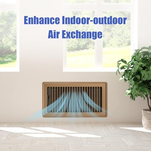 6x12 Floor Register, 2 Pack Heavy Duty Steel Floor Vents Covers - Image 5