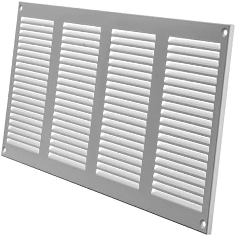 Repa Market 5-Pack Air Vent Cover 16x8 Inch White Galvanized Steel Louvered - Image 7