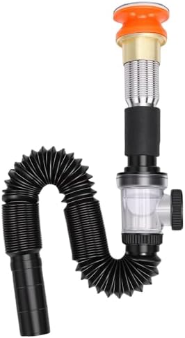 Bathroom Sink Drain Kit with Pop Up Stopper, 1-1/4in to 2in by Wisoqu