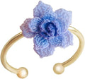 Wedding Band Promise Ring for Her Crochet Statement Cute Ring Size Adjustable Sturdy Unique Ring for Birthday Gift Valentine’s Day Gift