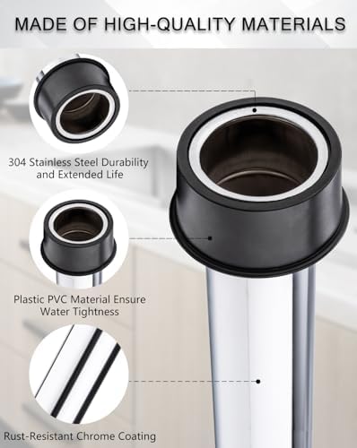 12.25 Inch Stainless Steel Bar Sink Stopper Fits 1.75 Inch Drains - Image 2