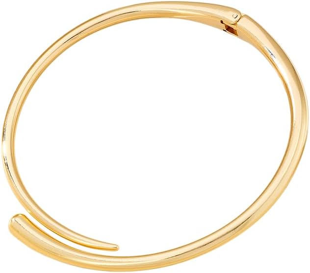 Chunky Gold Statement Necklace for Women - Thick Collar Choker Necklace, Bold Fashion Jewelry for Women