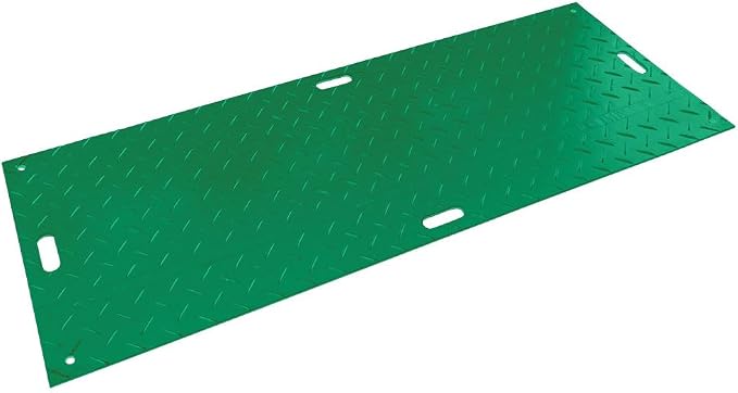 12 Pk 3' x 8' - 1/2" Thick Heavy Duty Green Ground Protection Mats - Easily - Image 9
