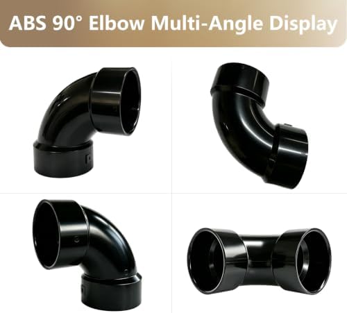 LESSO 2" ABS 90 Degree Sweep Elbow - Image 5