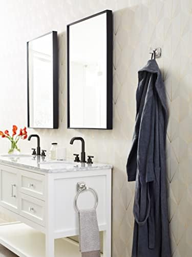 Amerock Stature Single Prong Chrome Wall-Mounted Hook - Image 3