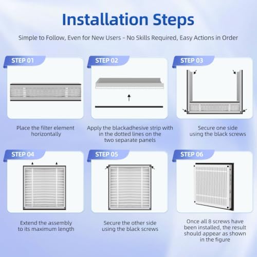 20x20x3 Air Filter Replacement For Zephyr 20x20x3 VGF Series, Foldable 1PACK - Image 6