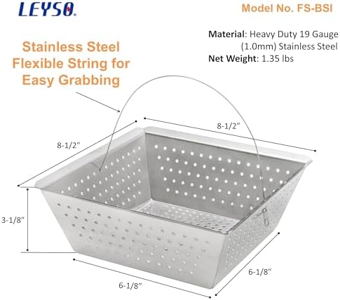 Leyso Stainless Steel Floor Sink Drop-in Basket Strainer Sink Drain Cover - Image 4