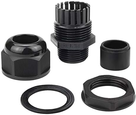 XHF IP68 Nylon Waterproof NPT Cable Glands Assortment 38pcs 1/4", 3/4'' UL - Image 2