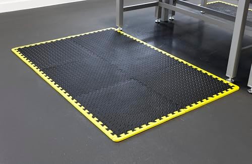 Sealey MIC1218Y3 Interlocking Comfort Workshop Mat Set, 1240mm x 1825mm/650mm x - Image 2