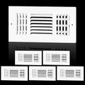 6PK 10 x 4 Inch Air Ceiling Vent Cover Fit 10"W x 4"H Duct Opening by EXCELFU